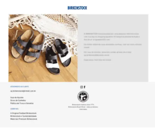 Birkenstock.com.br(Birkenstock) Screenshot