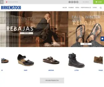 Birkenstock.mx(La página web oficial de) Screenshot
