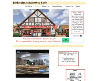 Birkholmsbakery.com(Birkholm's Bakery & Cafe) Screenshot