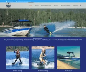 Birkholmswatersports.com(Water Ski School Lake Tahoe Water Sports) Screenshot