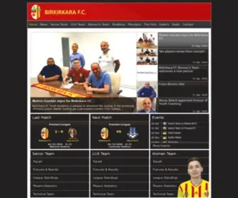 Birkirkarafc.com(Birkirkara FC) Screenshot