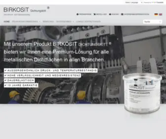 Birkosit-Dichtungskitt.de(BIRKOSIT Dichtungskitt ® Hochdruck) Screenshot