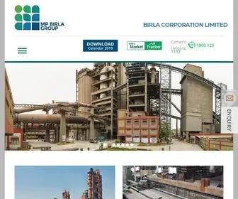 Birlacorporation.com(Birla Corporation) Screenshot