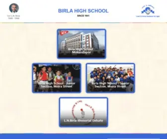 Birlahighschool.com(Birla High School) Screenshot
