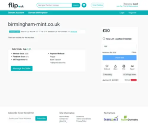 Birmingham-Mint.co.uk(Birmingham Mint) Screenshot