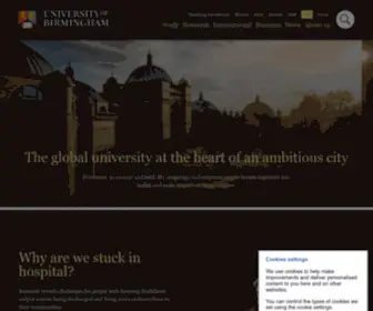 Birmingham.ac.uk(A leading global university) Screenshot