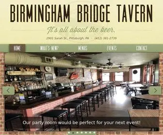 Birminghambridgetavern.com(Birmingham Bridge Tavern) Screenshot