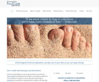 Birminghamfootcarespecialists.com(Birminghamfootcarespecialists) Screenshot