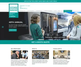 Birminghamhomeshow.com(Marketplace Events) Screenshot