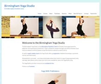 Birminghamyogastudio.org.uk(Birmingham Yoga Studio) Screenshot