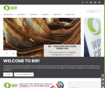 Bir.org(Bureau of International Recycling) Screenshot