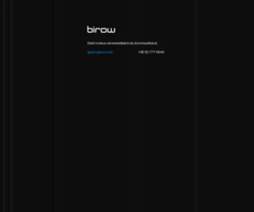 Birow.hu(KIMAGASLÓ MINŐSÉG REÁLIS ÁRON) Screenshot