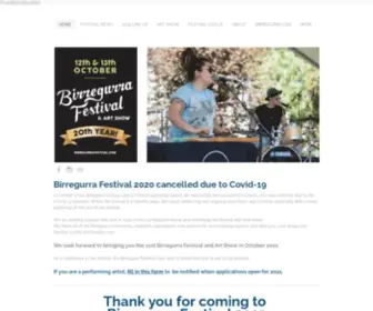 Birregurrafestival.com(Birregurra Festival and Art Show) Screenshot