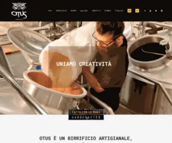 Birrificiootus.com(Birrificio artigianale Otus di Bergamo e Milano) Screenshot