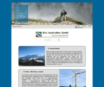 Birs-HYdromet.ch(Birs HydroMet GmbH) Screenshot