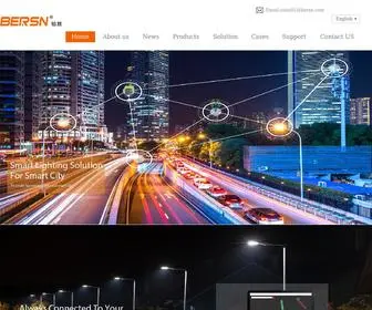 Birsn.com(Smart street Lighting control system for intelligent cities solution) Screenshot