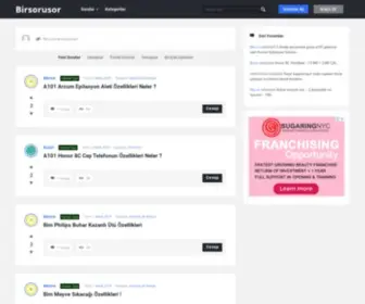 Birsorusor.com(Soru Cevap Platformu) Screenshot
