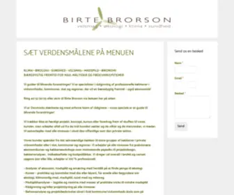 Birtebrorson.dk(Birte Brorson) Screenshot