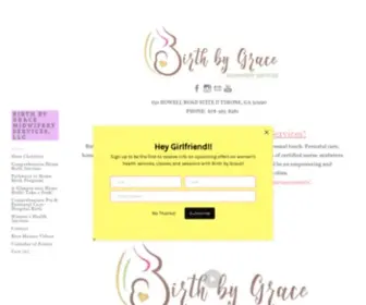 Birthbygracemidwifery.com(Home birth) Screenshot