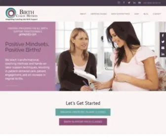 Birthcoachmethod.com(Continuing Education for Nurses) Screenshot