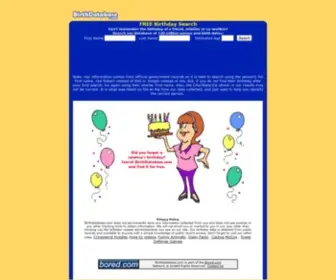 Birthdatabase.com(Birthday) Screenshot