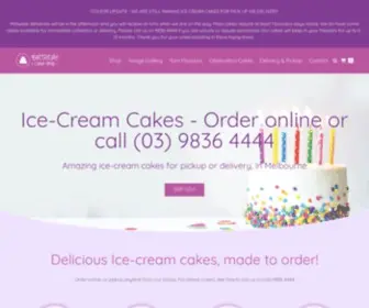 Birthdaycakeshop.com.au(We are a Melbourne based ice cream birthday cake shop) Screenshot