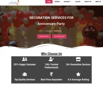 Birthdaydecorations4U.com(#1 Hire The Best Decoration Services Provider in Delhi/NCR) Screenshot