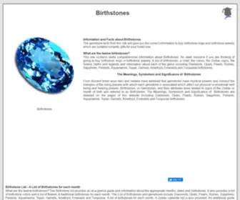 Birthdaygems.org(Birthstones) Screenshot