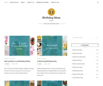 Birthdaypartyideas.club(Birthday Party Ideas) Screenshot