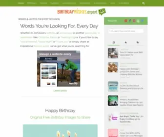 Birthdaywishes.expert(Birthday Wishes Expert) Screenshot