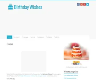 Birthdaywishes.net(Birthday Wishes Net) Screenshot