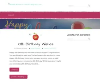 Birthdaywishess.com(Birthday Wishes for Friends) Screenshot