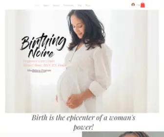 Birthingnoire.com(Virtual Doula) Screenshot