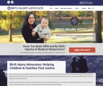 Birthinjuryadvocate.com(Birth Injury Malpractice Lawyer) Screenshot