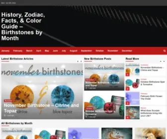 Birthstones-BY-Month.com(History, Zodiac, Facts, & Color Guide) Screenshot