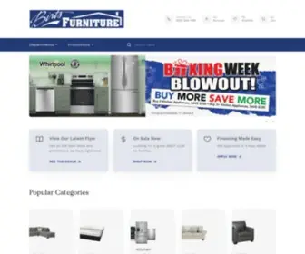 Birtsfurniture.com(At Birts Furniture our goal) Screenshot