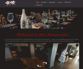 Biru.co.za(Biru Restaurant) Screenshot