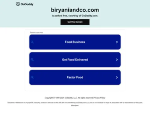 Biryaniandco.com(The Best Pakistani Restaurant In Montreal) Screenshot