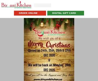 Biryanikitchen.us(An Authentic Indian Cuisine) Screenshot