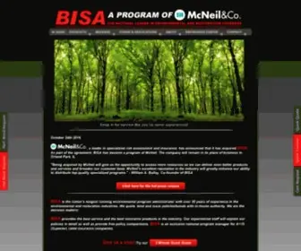 Bisa-INC.net(Home page for Bonding & Insurance Specialists Agency) Screenshot