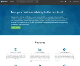 Bisbase.com(Brancheanalyser, konkurrentanalyser og virksomhedsinformationer) Screenshot