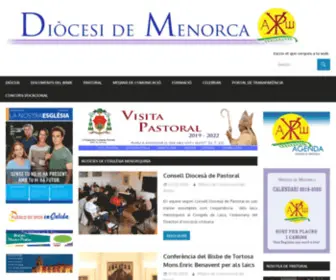 Bisbatdemenorca.com(Diòcesi) Screenshot