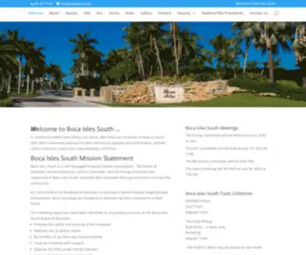 Bisboca.org(Boca Isles South) Screenshot