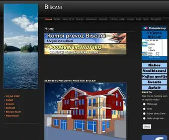 Biscani.eu(Biscani-Prijedor-Bosna i Hercegovina) Screenshot