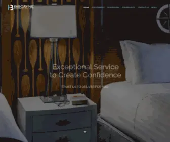 Biscaynehospitality.com(A Trusted Custom Furniture Manufacturer for the Hospitality Industry) Screenshot