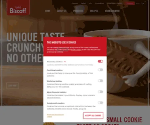 Biscoff.com(Home) Screenshot