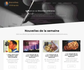 Biscotteslitteraires.com(Accueil) Screenshot