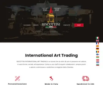 Biscottini.it(Biscottini international art trading) Screenshot