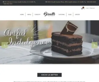 Biscotts.com(Biscotts Bakery & Cafe) Screenshot