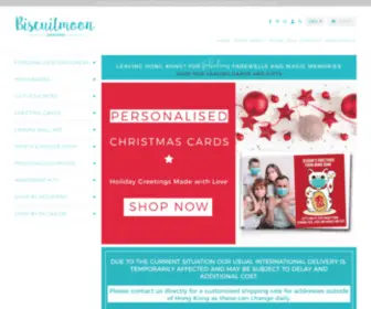 Biscuitmoondesigns.com(Personalised stationery) Screenshot